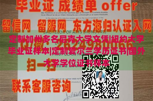 定制加州多名尼克大学文凭|纽约大学毕业证样本|定制爱尔兰学历证书|国外大学学位证书样本