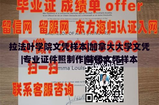 拉法叶学院文凭样本|加拿大大学文凭|专业证件照制作|韩国文凭样本