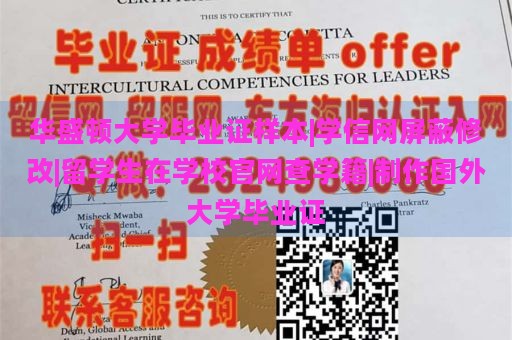 华盛顿大学毕业证样本|学信网屏蔽修改|留学生在学校官网查学籍|制作国外大学毕业证