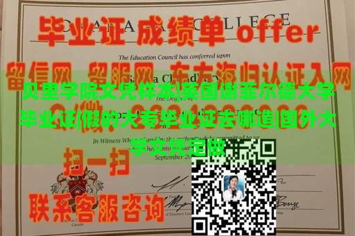 贝里学院文凭样本|英国谢菲尔德大学毕业证|假的大专毕业证去哪造|国外大学文凭定做